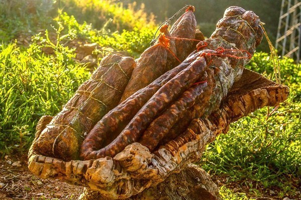 Coppa corse au séchoir